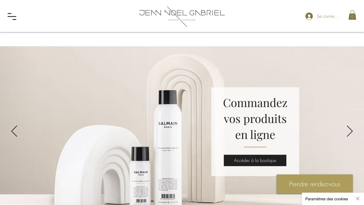 Capture du site de L’Atelier JNG