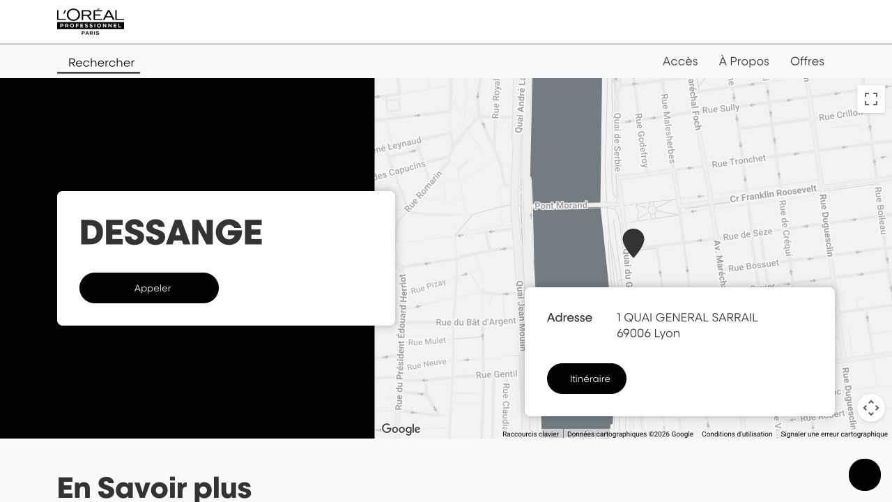 Capture du site de Dessange — quai Général Sarrail
