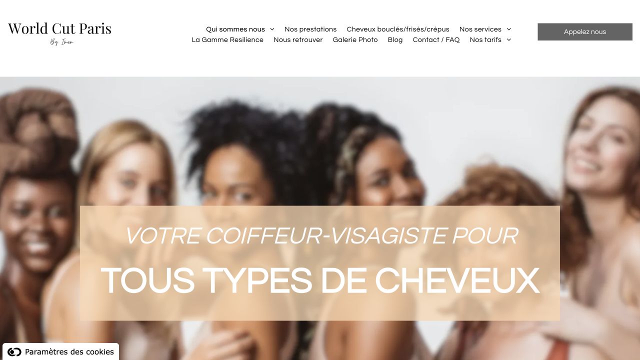 Capture du site de World Cut