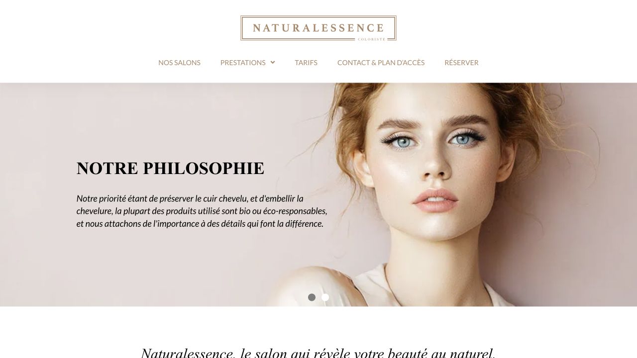 Capture du site de Naturalessence — Vieux-Port