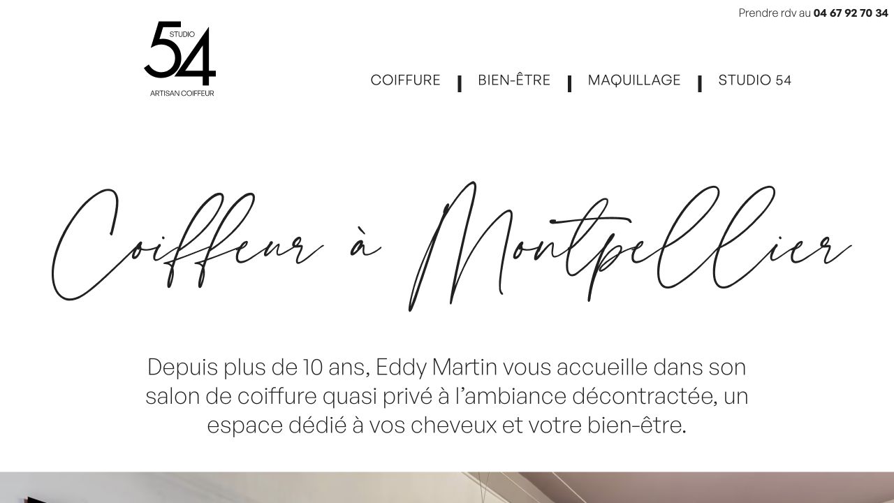 Capture du site de Studio 54