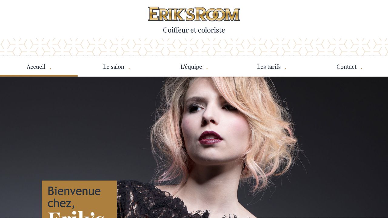 Capture du site de Erik’s Room