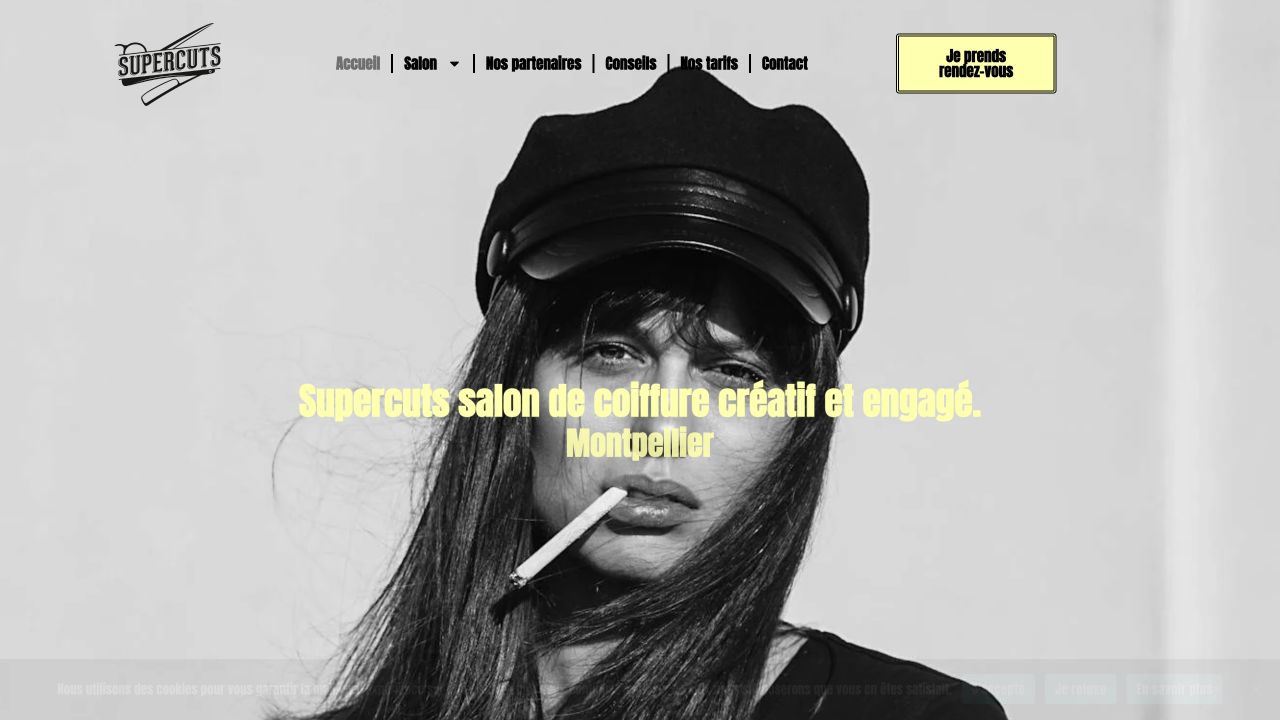 Capture du site de Supercuts