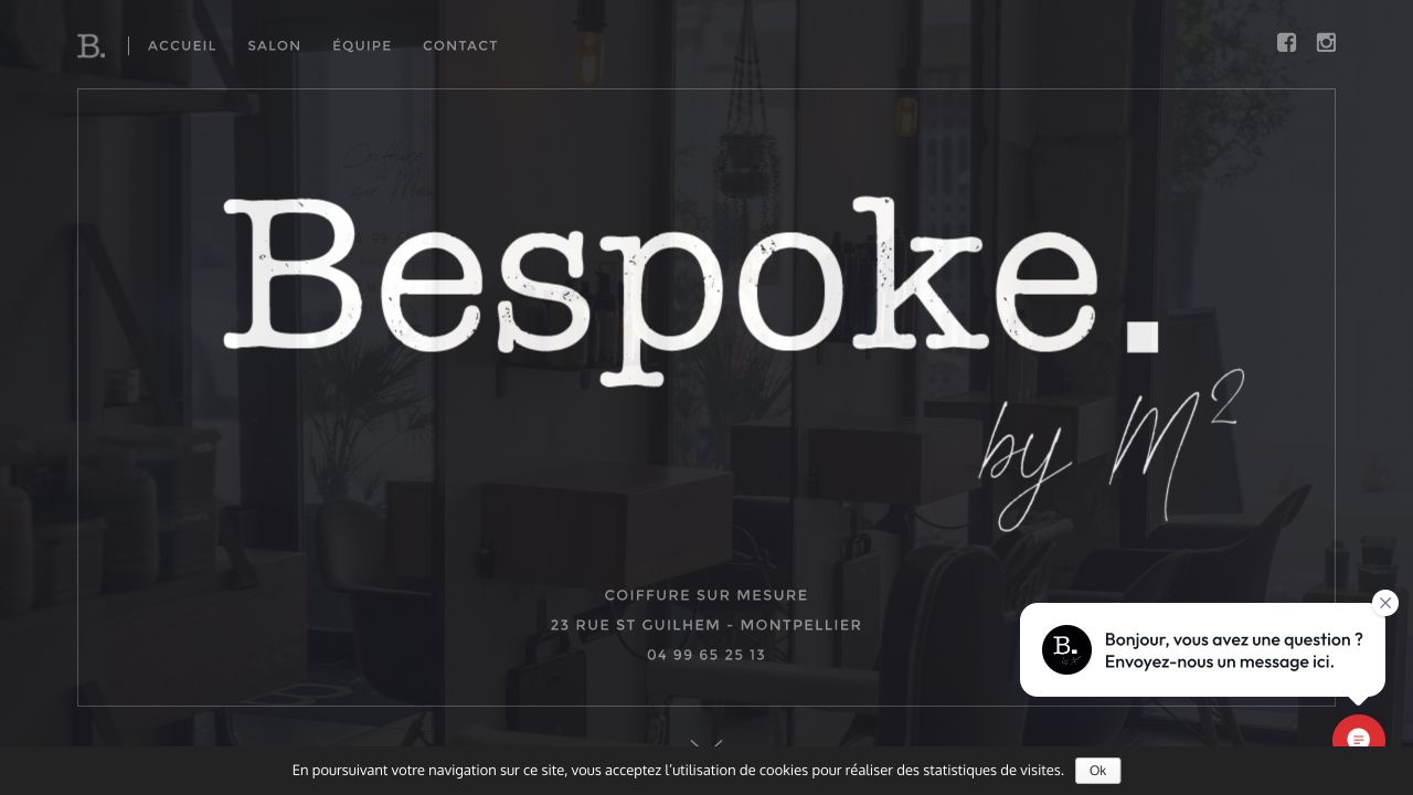 Capture du site de Bespoke by M2