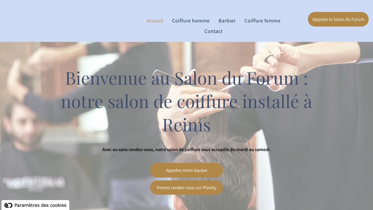 Capture du site de Le Salon du Forum